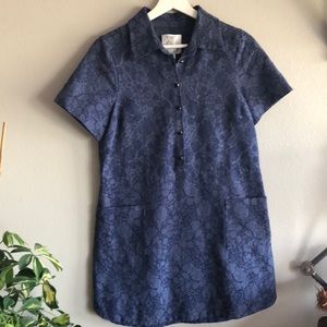 Blue Floral Pocket Erin Fetherston Dress